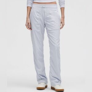 NWT Lululemon Dance Studio Mid Rise Lined Pant Regular Starch Blue Size 4